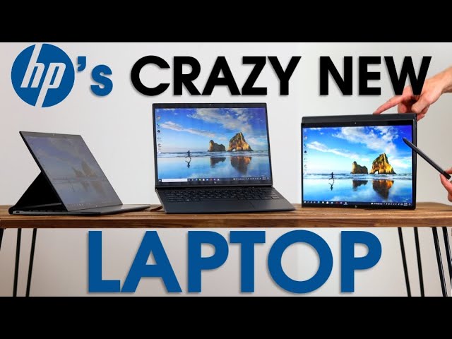 NEW HP ELITE FOLIO - A Radically Different Laptop! 💻 (24h battery, leather, hidden pen...)