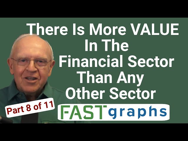There Is More Value In The Financial Sector Than Any Other Sector (Part 8 of 11) | FAST Graphs