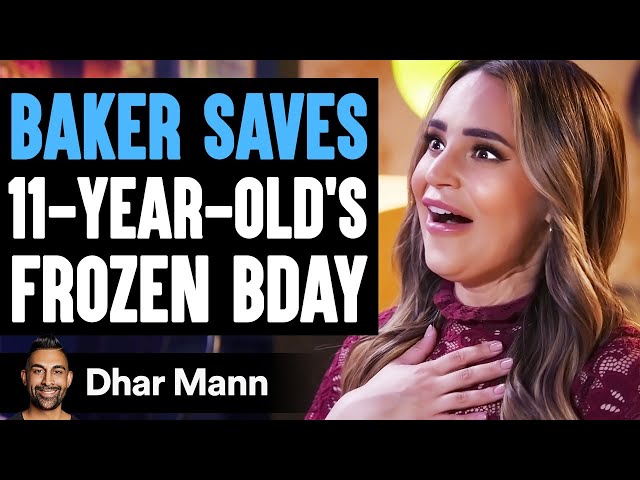 BAKER SAVES 11-Year-Old's FROZEN BIRTHDAY ft. @RosannaPansino  | Dhar Mann
