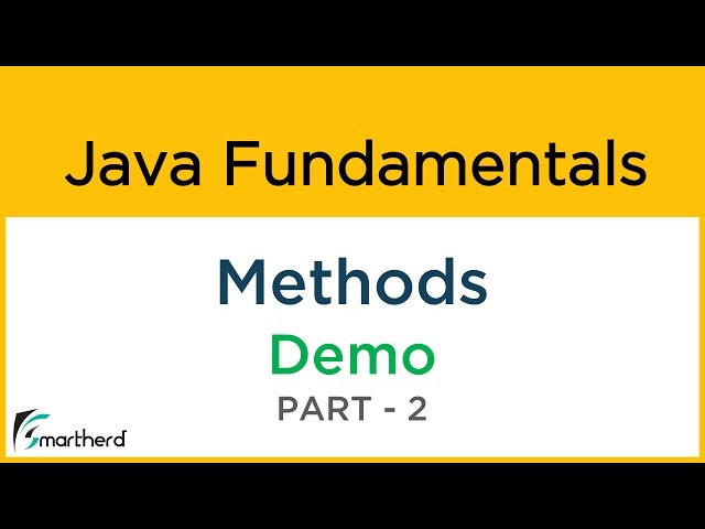 Java METHODS and FUNCTIONS example part-2. Java tutorial and Basics for beginners #8.2