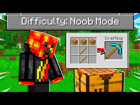 So I Added a "Noob Mode" difficulty to Minecraft...