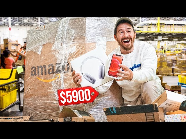Our BEST Amazon Return Pallet FIND Yet!! (iPhone XR + Samsung)