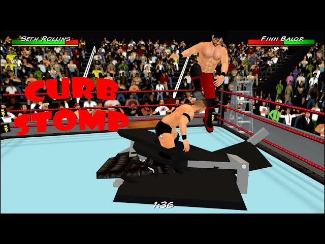 WR3D: Seth Rollin's Curb Stomp Compilation