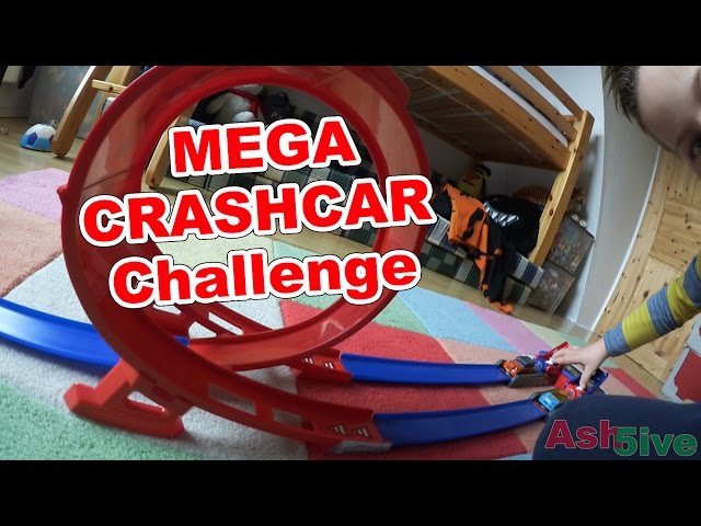 Mega Crashcar Challenge | HEFTIGER UNFALL | Ash5ive