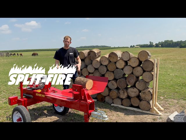 SPLIT-FIRE 3490 - Face cord challenge + Bonus Log Splitter