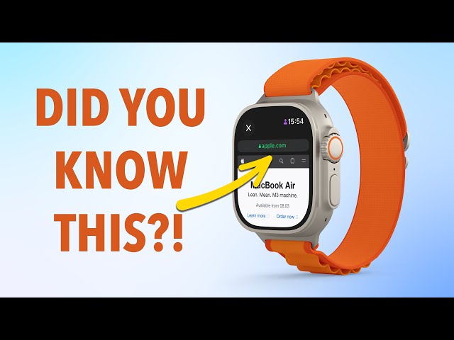 12 AWESOME things your Apple Watch can do!