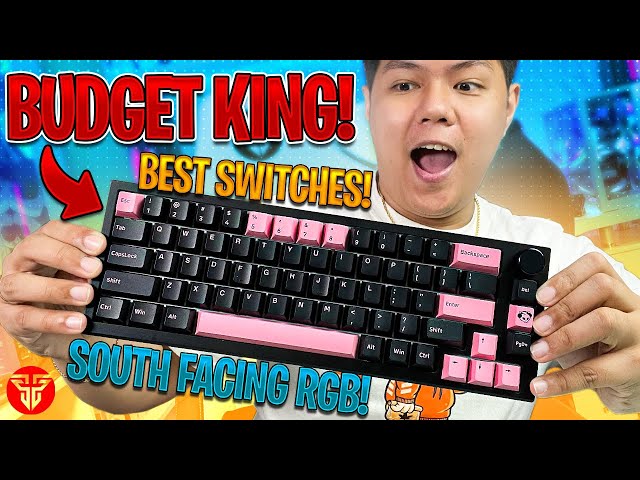 Fantech MAXFIT67 South Facing Keyboard | Custom Mods For Budget Entry | Typing Sound Test