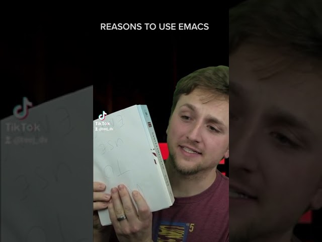 DEFINITIVE LIST OF REASONS TO USE EMACS #shorts