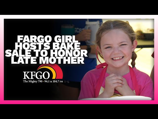 Fargo Girl Hosts Bake Sale To Honor Late Mother | KFGO