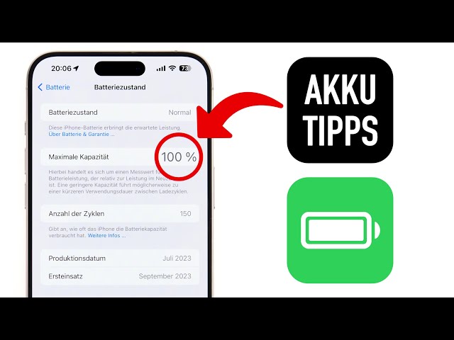 iPhone Akku: Lebensdauer verlängern, richtig aufladen, Pflege - Nützliche Tipps