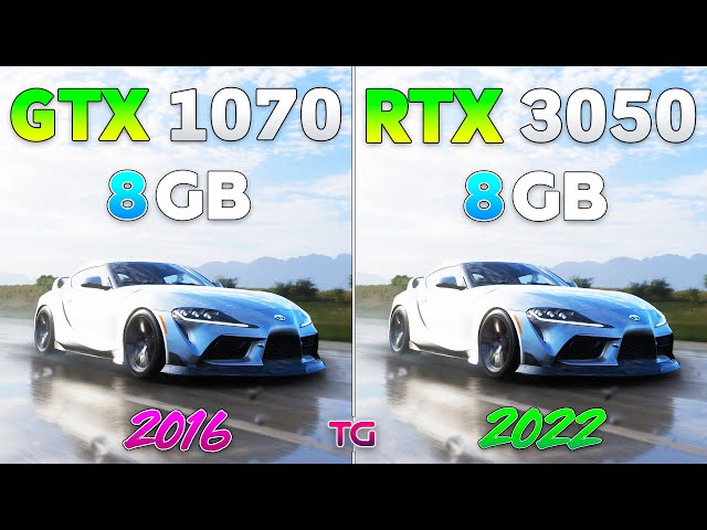 GTX 1070 vs RTX 3050 - Test in 10 Games