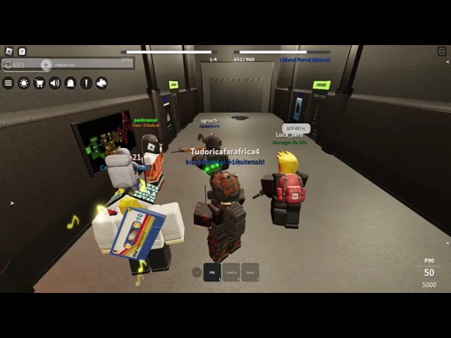 Playing SCP Roleplay on Roblox