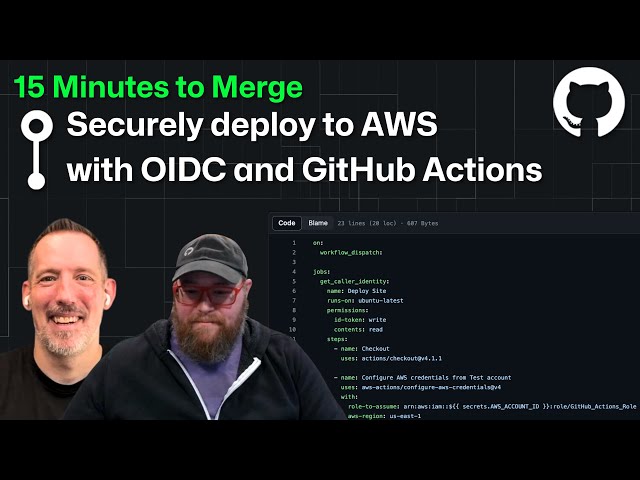Securely deploy to AWS with GitHub Actions and OIDC
