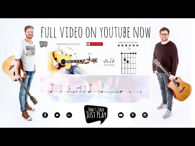 MARK FORSTER - KOGONG - How to play on guitar I Akkorde I Chords - Tutorial - Guitar Lesson