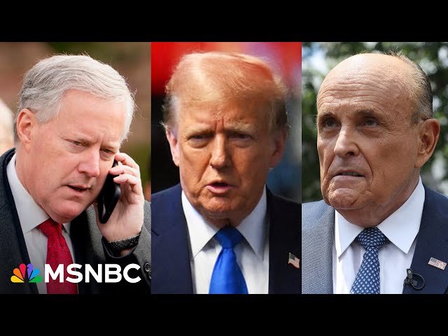WaPo: Meadows, Giuliani and other Trump allies indicted over Arizona 2020 election