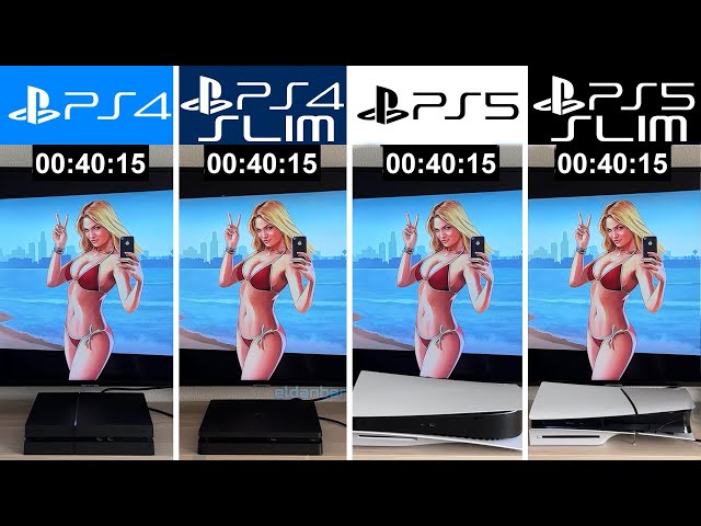 PS5 slim VS PS5 fat VS PS4 slim VS PS4 fat | GTA 5
