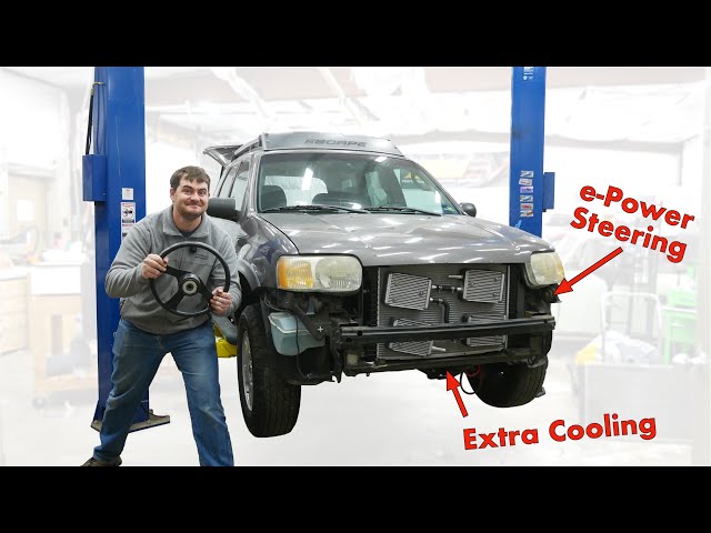Battery Powered Steering and Five Radiators | 900hp Electric Escape Project