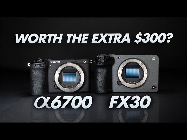 Sony a6700 vs Sony FX30 - BEST Camera for Content Creators??