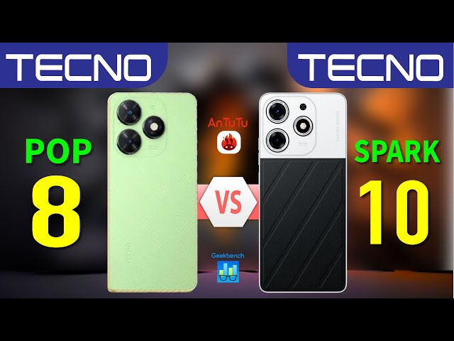 Tecno POP 8 vs Spark 10 Pro | #t606vsg88  #pop8 #antutu #geekbench  #spark10pro #comparison