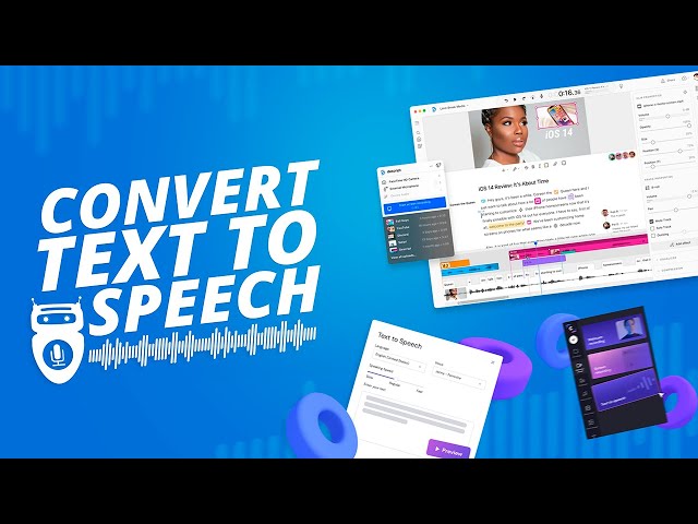 Convert Any Text to Speech - Real Human Voice