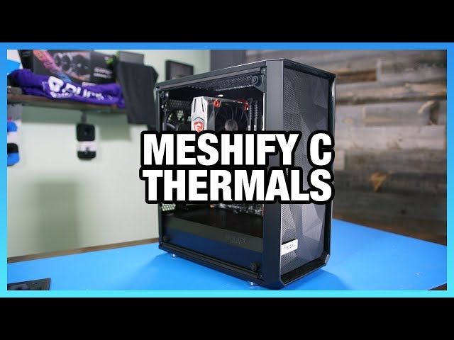 Fractal Meshify C Review: Thermals & Noise vs. Define C