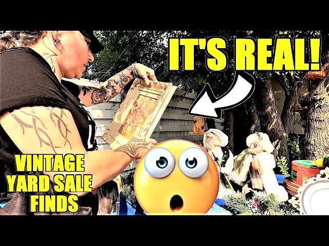 Ep546:  GARAGE SALE DIAMOND IN THE ROUGH! - Finding Antique Collectibles Worth Money $$ 😲🤑
