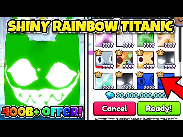 INSANE OFFERS For *Shiny Rainbow Titanic Nightmare Cat* in Pet Simulator 99!