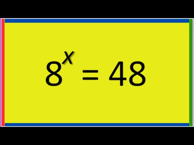 Exponential Equations║ Solving Exponential Equations ( MATH OLYMPIAD)