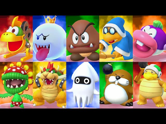 Mario Party 10 - All Bosses (Expert Difficulty)