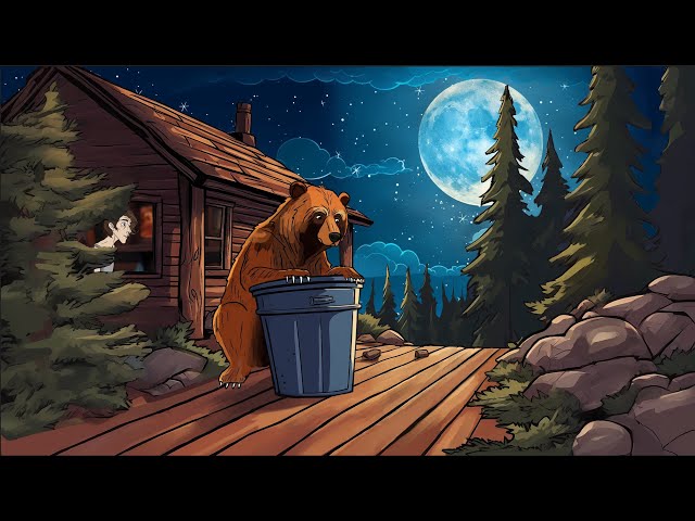 Bear In The Trash (Animated Video) - Kyle O'Brien Band