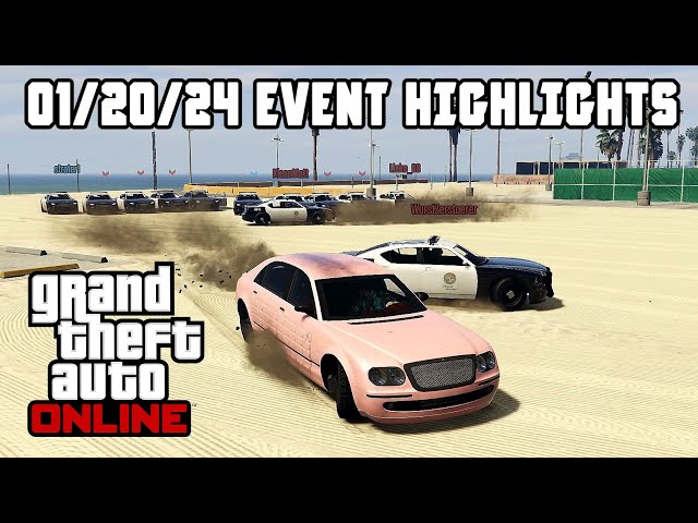 GTA Online Event Highlights (20/01/24) - BUSTED! x15, Demo Derbies, King of the Barge, Stunts & More