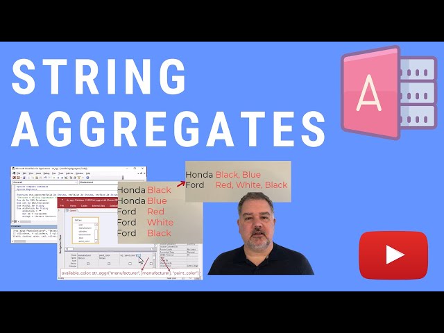 How to Create String Aggregates in Microsoft Access