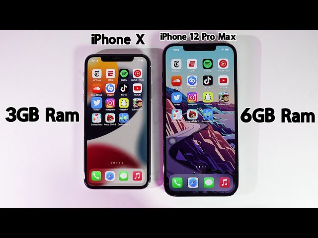 iPhone 12 Pro Max vs iPhone X - iOS15 Speed TEST Comparison
