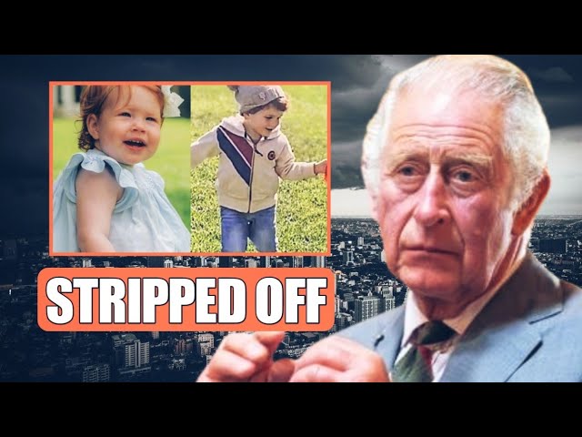 STRIPPED OFF!⛔ Archie And Lilibet STRIPPED OFF Their Royal TITLES As Kids Have No Royal DNA