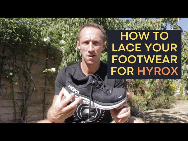 How to Lace Your Footwear for HYROX (Heel Lock Lacing)