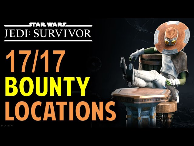 All 17 Bounty Locations | Caij Match Trophy Guide | Star Wars Jedi: Survivor