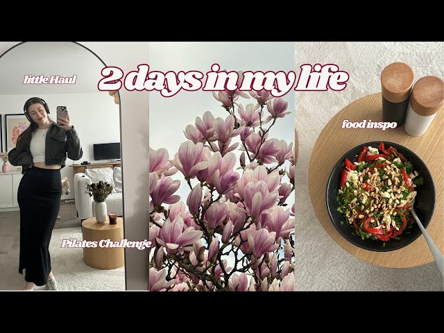 two days in my life: healthy habits einbauen, kleiner haul, food inspo// Manolya
