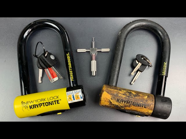 [828] New or Used... Which is Easier to Pick? (Kryptonite New York Fahgettaboudit Lock)