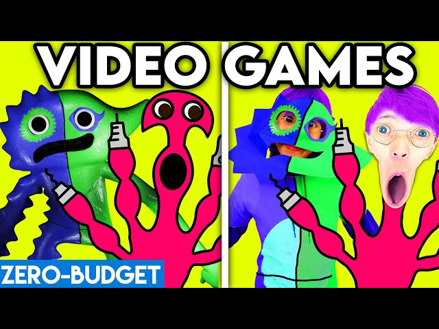 VIDEO GAMES WITH ZERO BUDGET! (GARTEN OF BANBAN, ROBLOX, SONIC 1 HOUR LANKYBOX COMPILATION)