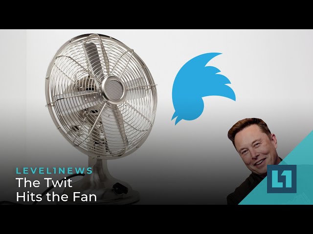 Level1 News April 19 2022: The Twit Hits the Fan