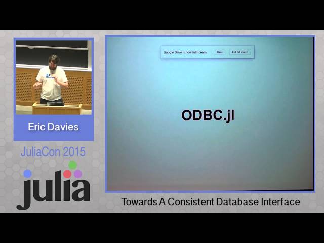 Eric Davies: Towards A Consistent Database Interface