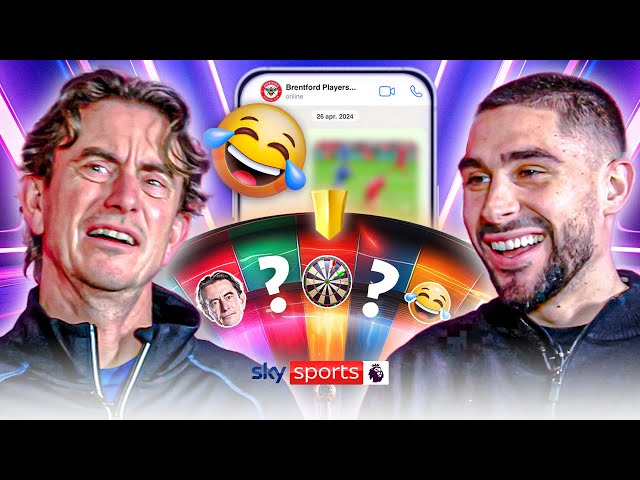 Brentford team WhatsAPP chat REVEALED! | Thomas Frank & Neal Maupay | Wheel of Truth