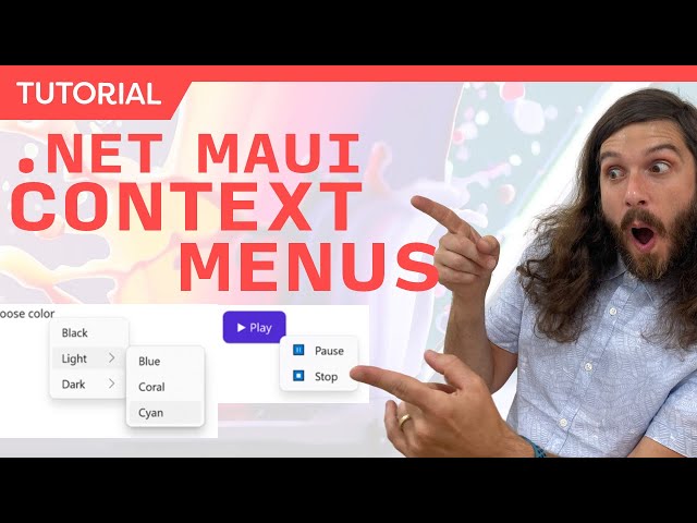 Enhancing .NET MAUI Desktop Apps with Context Menus
