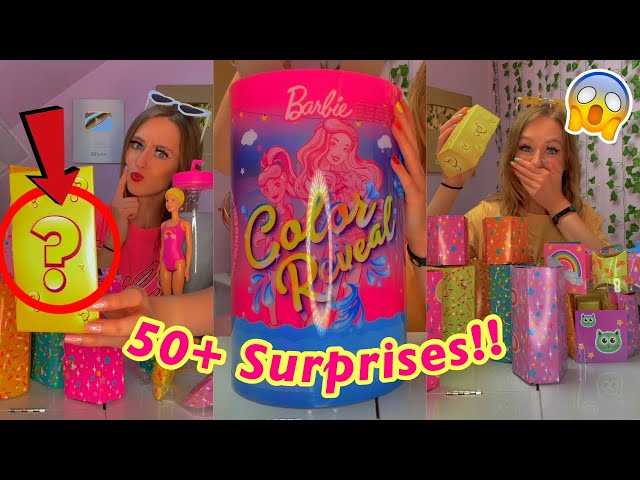 [ASMR] UNBOXING THE WORLD'S BIGGEST WATER REVEAL BARBIE!!😱✨*50+ SURPRISES!!* | Rhia Official♡
