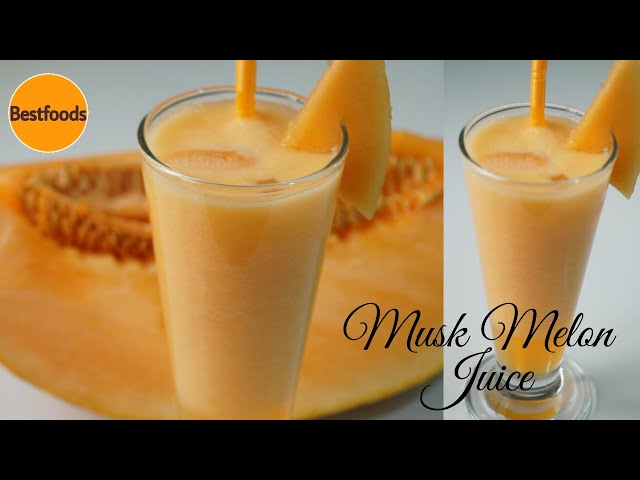 Musk Melon Juice│Melon Juice│Summer Refreshing Drink│Melon Smoothie│Cantaloupe juice│Melon
