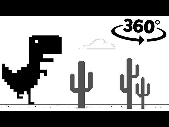 360° Google Dinosaur - T-REX in VR [4K] Video