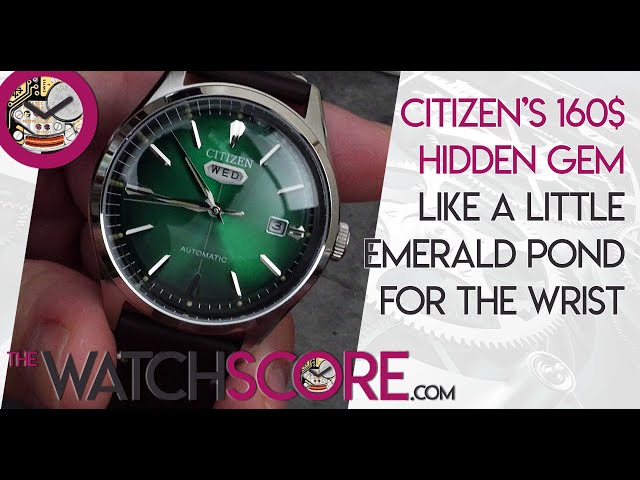 Unboxing: Citizen's hidden gem, an emerald pond for the wrist - NH8390 green dial