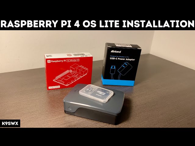 Raspberry Pi 4 Raspbian OS Lite installation