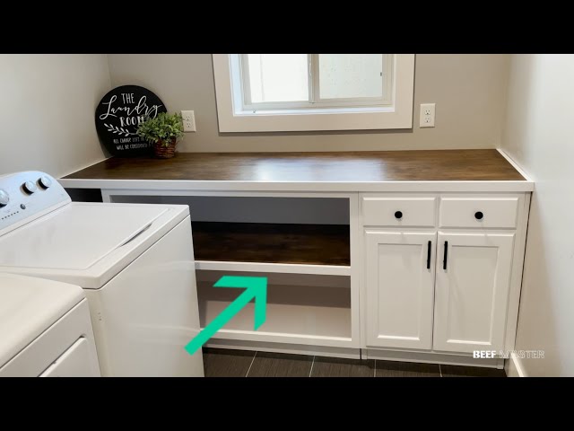 How to Build Your Own Laundry Room Cabinets