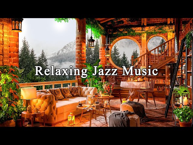Stress Relief with Relaxing Jazz Music ☕ Cozy Coffee Shop Ambience & Smooth Jazz Instrumental Music